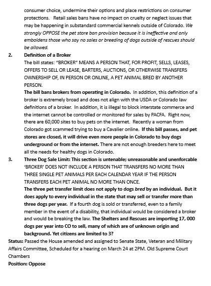 Legislative Report Page 2